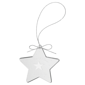 Crystal Star Ornament